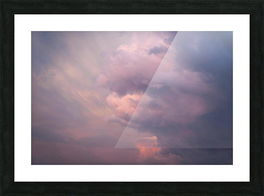 clouds can be puffy Picture Frame print