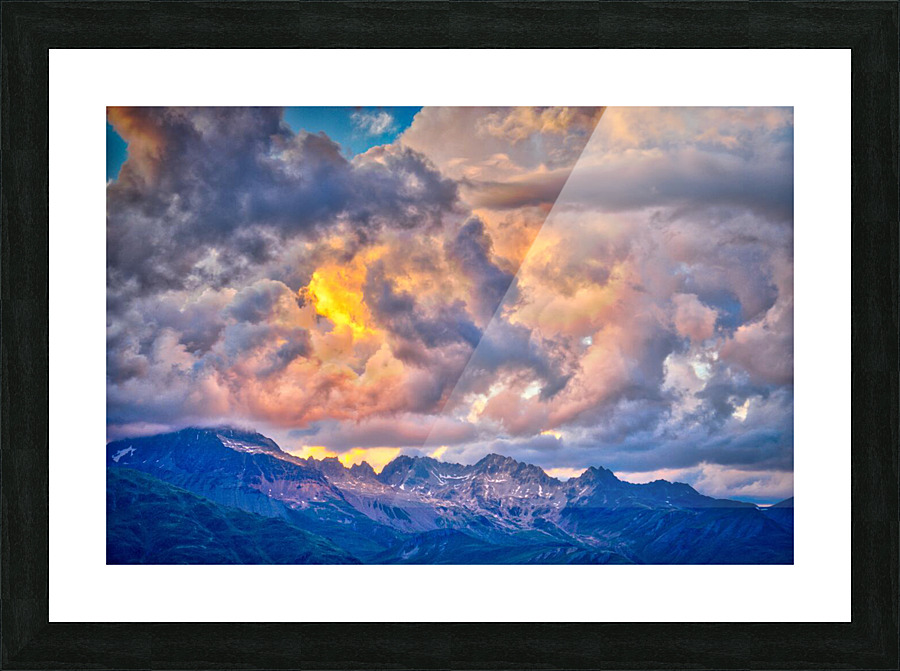 clouds are real Picture Frame print