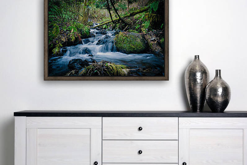 waterfalls create joy by Reg Bender