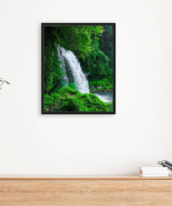 waterfalls  splash water by Reg Bender