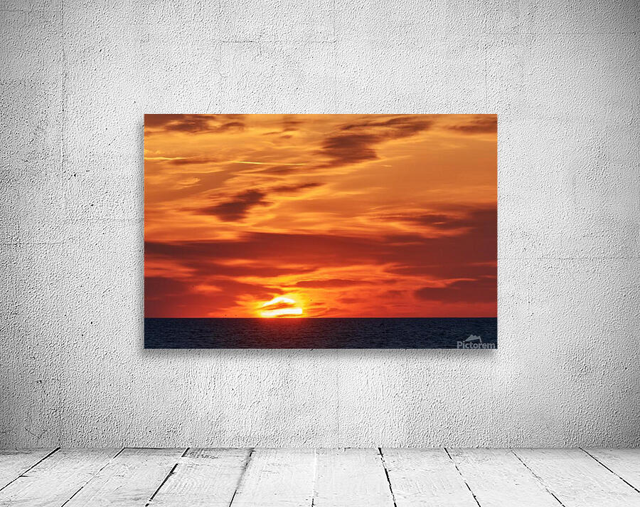 clouds are orange Wall Preview