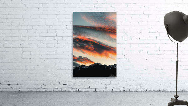 clouds are colourful Wall Preview