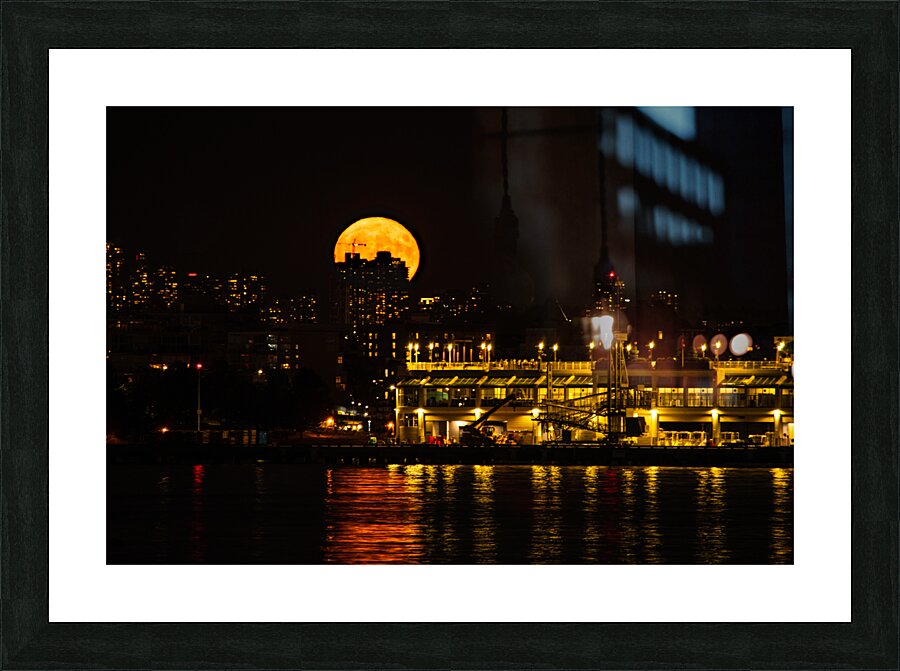 Super Full Buck Moon Picture Frame print