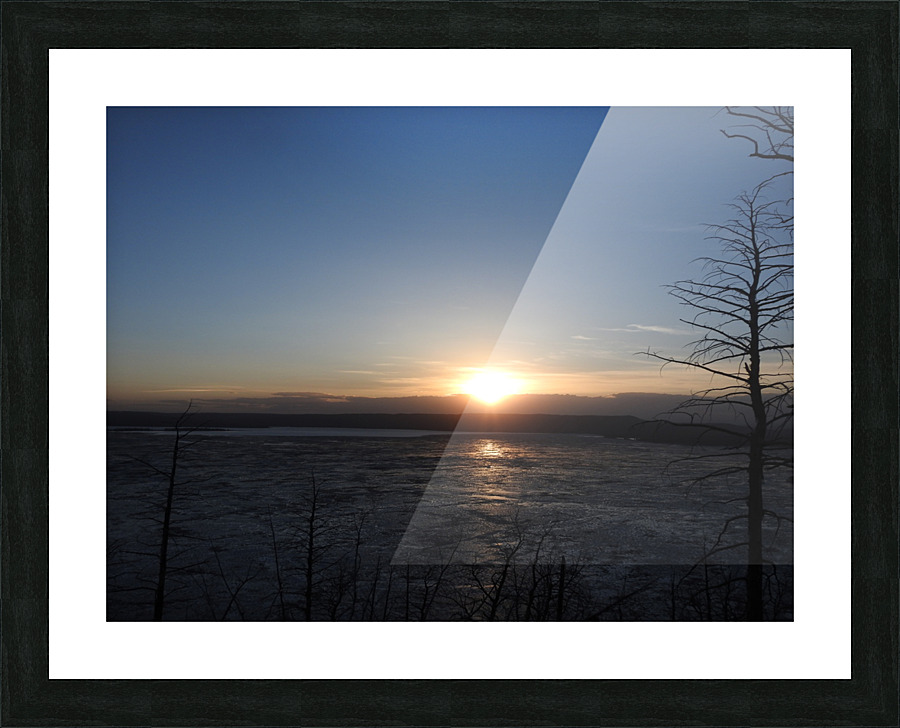 Lake Butte Sunset Picture Frame print