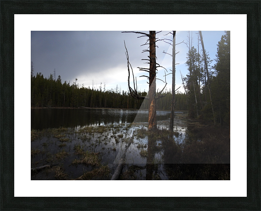 Spooky Lake 2 Picture Frame print