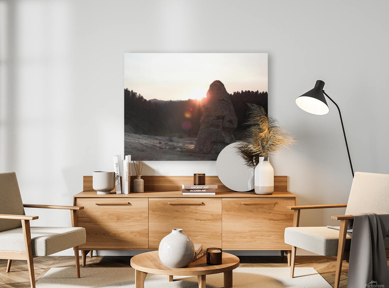 Liberty Cap Sunset Reproduction