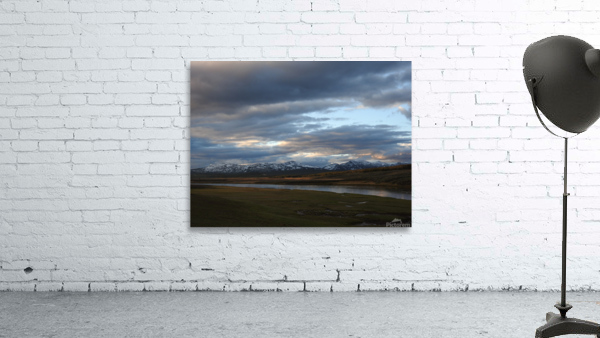 Snowy Mountaintop- Sunset 2 Wall Preview