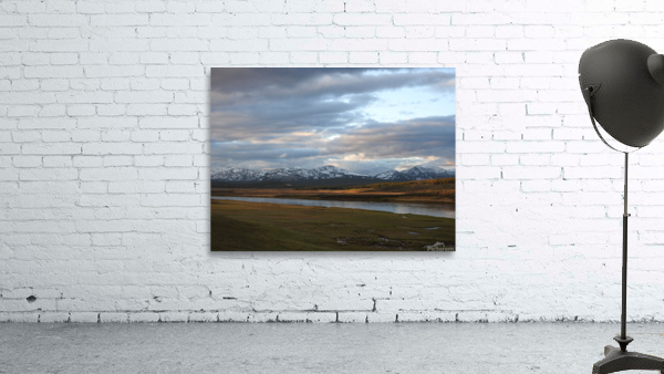 Snowy Mountaintop- Sunset Wall Preview