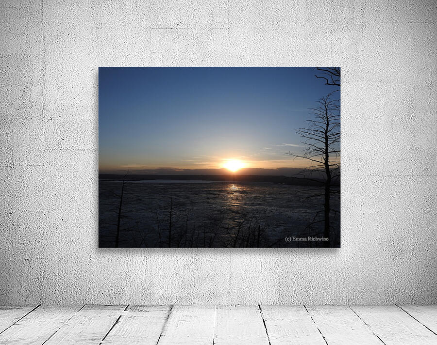 Lake Butte Sunset Wall Preview