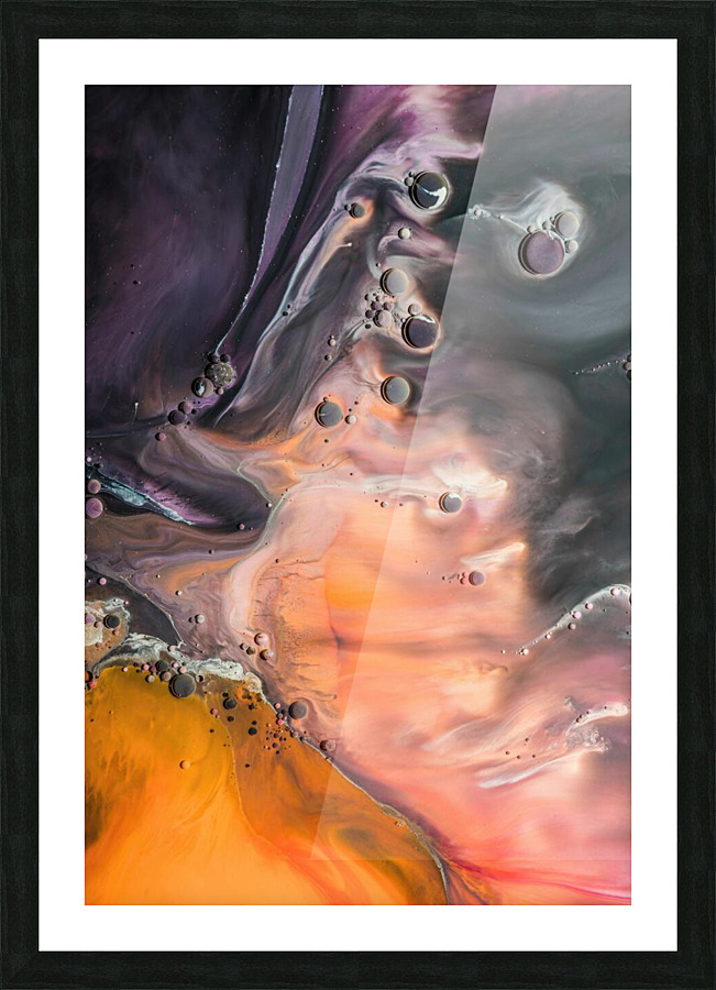 Water Mix Picture Frame print