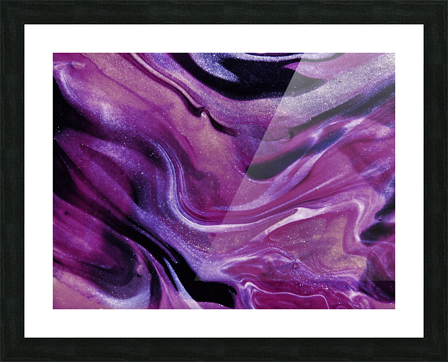 Purple Picture Frame print