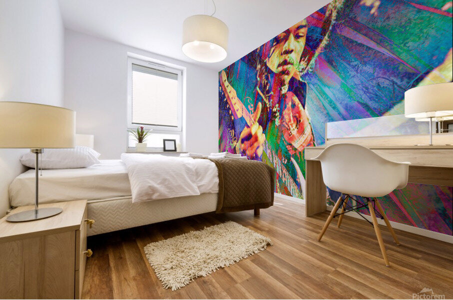 Jimi Hendrix Mural print