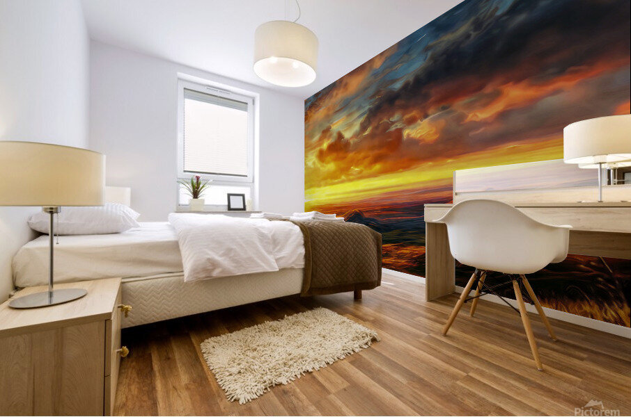 Last Night Mural print