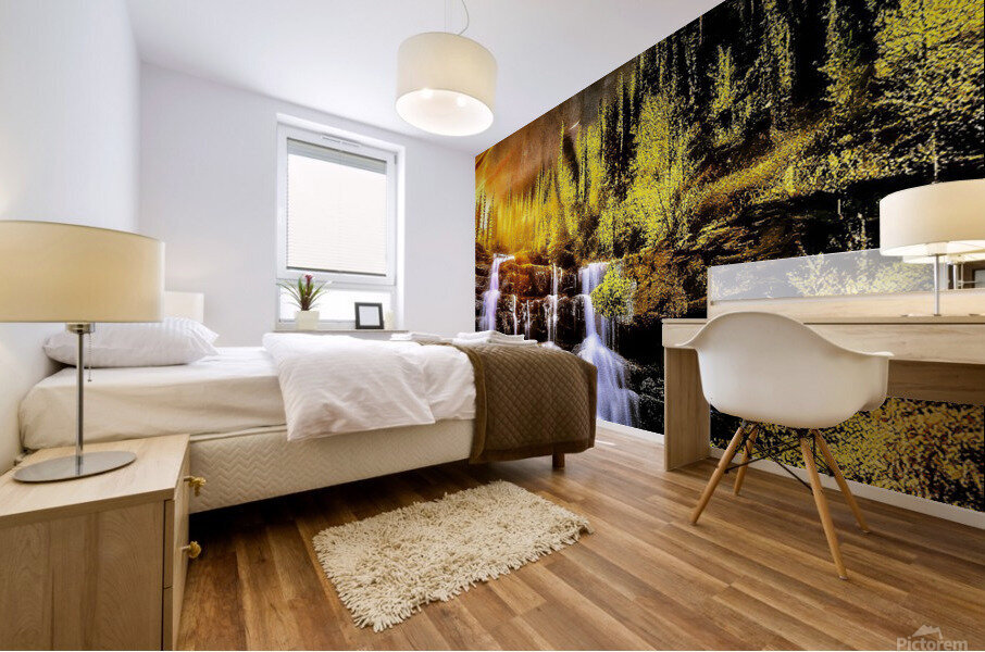Eyes Closed Mural print