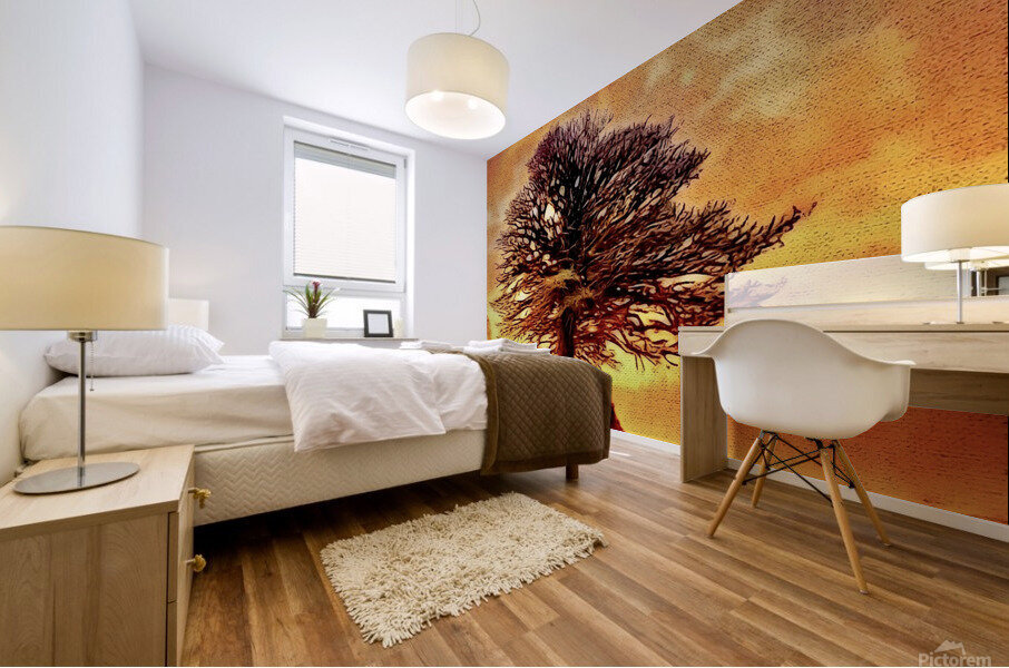 Fire and Desire Mural print