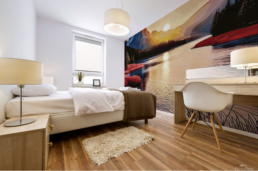 World On Fire Mural print