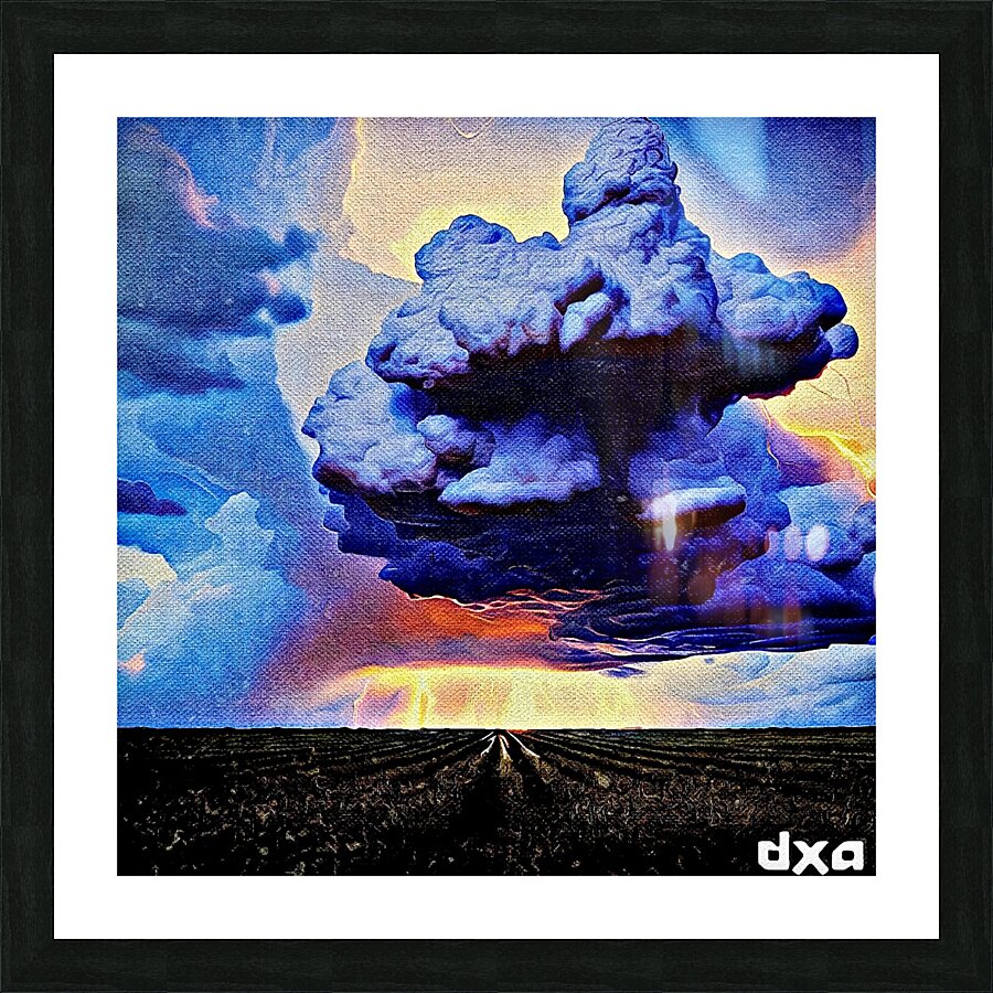 Thunder Picture Frame print