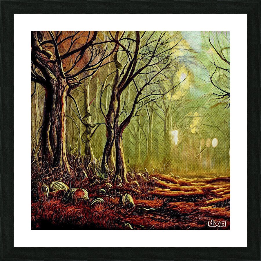 Trauma  Picture Frame print