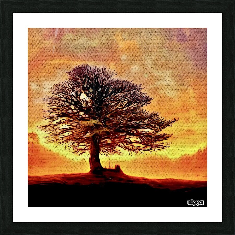 Fire and Desire Picture Frame print
