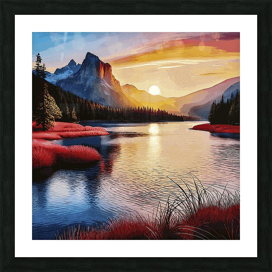 World On Fire Picture Frame print