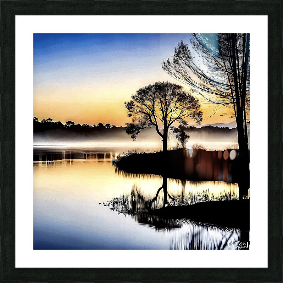 Happy Picture Frame print