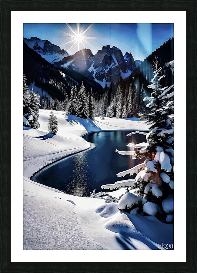 Dead Winter Picture Frame print
