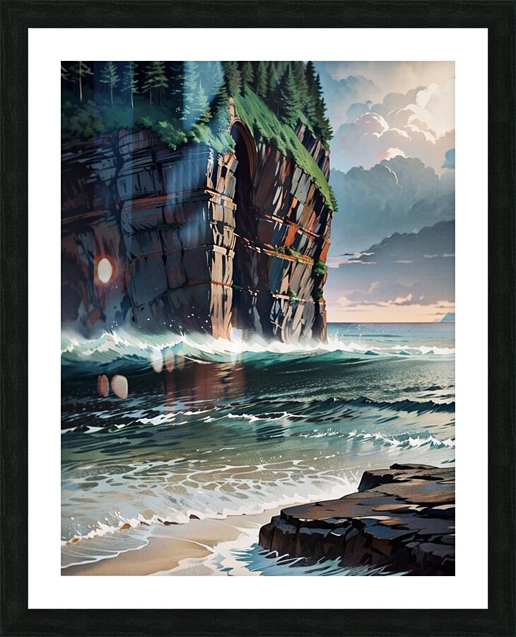 Splashed  Picture Frame print