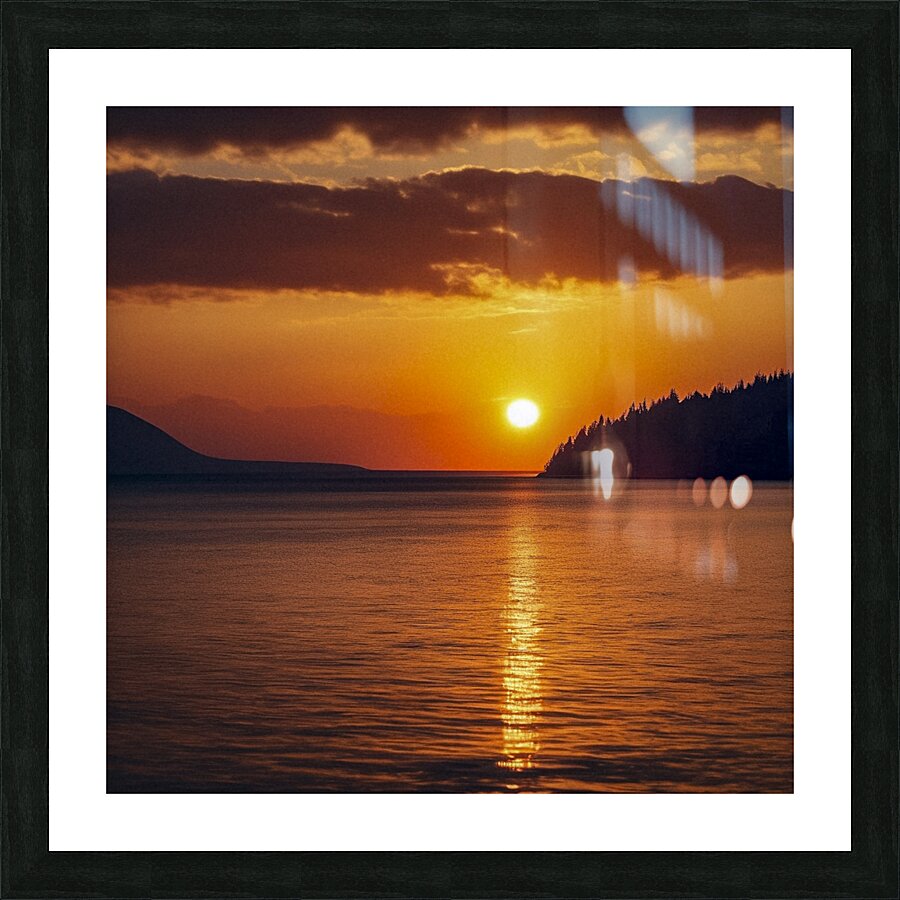 California Sunset Picture Frame print