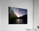 purple mountain sunset Acrylic Print