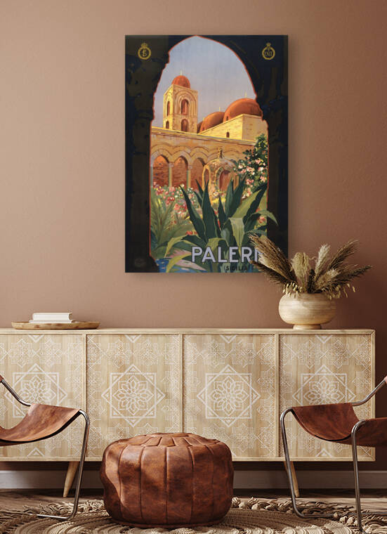 vintage poster Palermo Sicilia by vintage ad