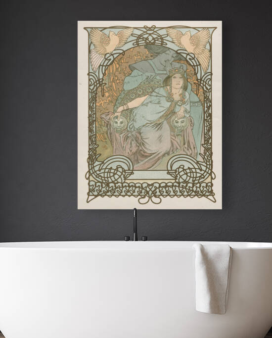 Alphonse Mucha vintage poster Ilsee by vintage ad