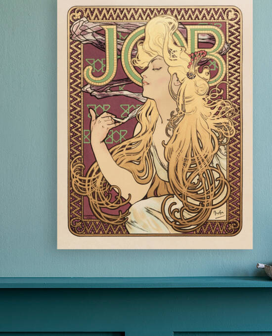 Alphonse Mucha Vintage Poster by vintage ad