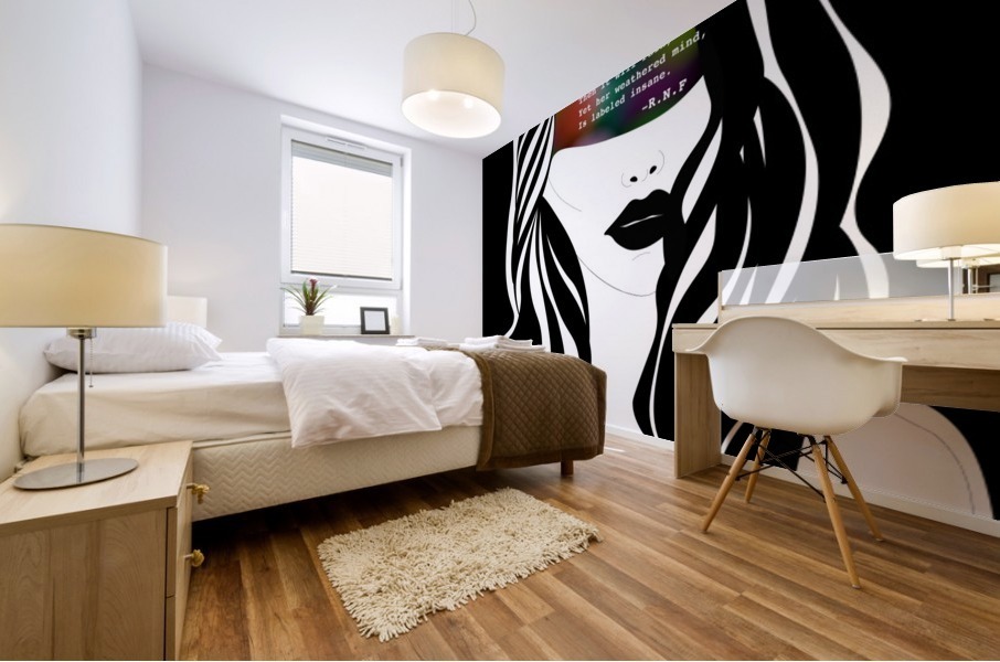Messy Mind Mural print