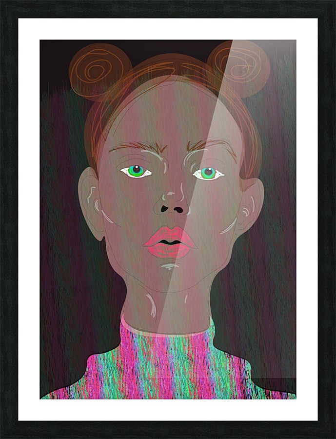 Colourful  Picture Frame print