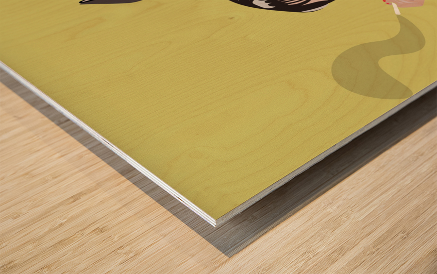 Pulp Fiction Wood print