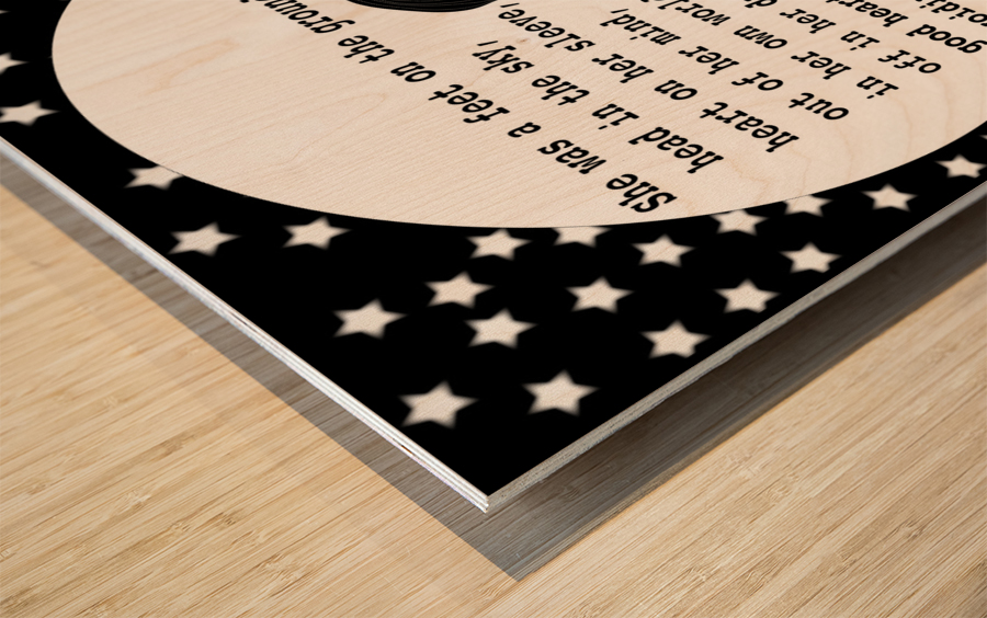 The Dreamer Wood print