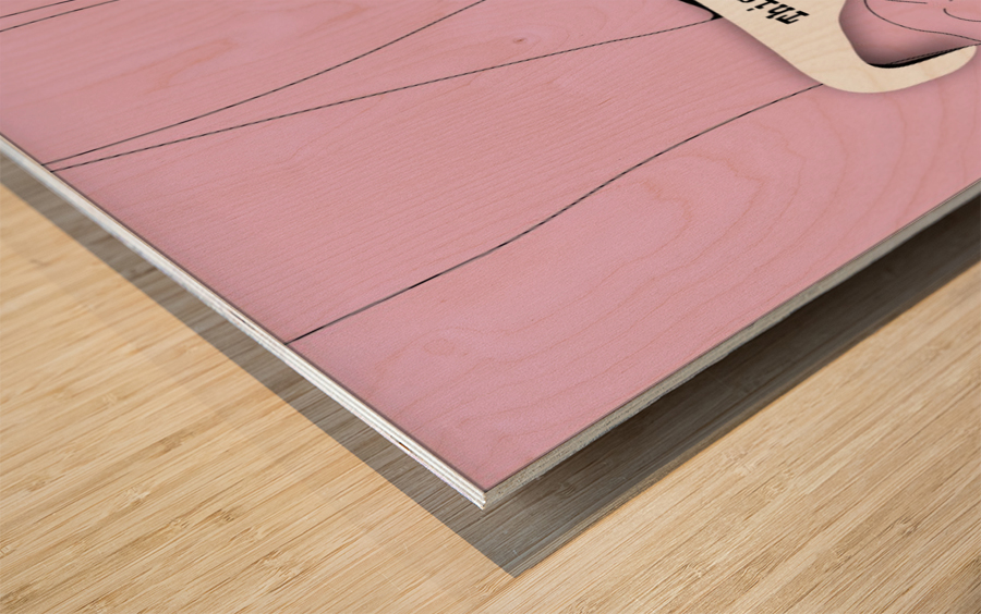 This Is Not Consent Wood print