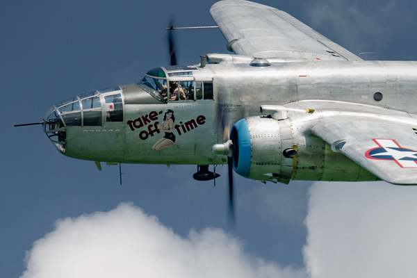 North American Aviation B-25 Mitchell - Take Off Time Digital Download