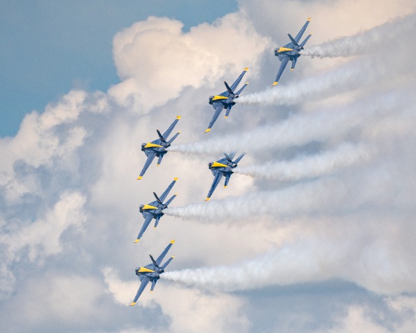 US Navy Blue Angels in the Delta Formation Digital Download