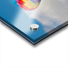 Hot Air Balloon Floating Over the Countryside Acrylic print