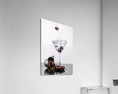 Cherries in a Vodka Martini Impression acrylique