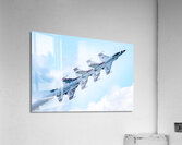 USAF Thunderbirds - Echelon in Review Acrylic Print
