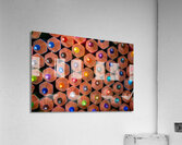 Color Pencils Acrylic Print