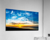 Sunset over Cape Cod Bay Impression acrylique