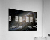 M106 - Spiral Galaxy Impression acrylique