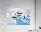US Navy Blue Angels - Double Farvel Formation Acrylic Print