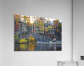 An autumn morning at the lake Acrylic Print