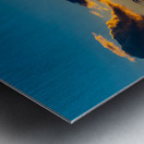 Sunset on Mackinac Island Impression metal