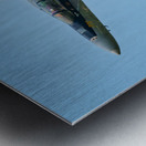 US Navy F-18 Super Hornet tearing through the Sky Impression metal