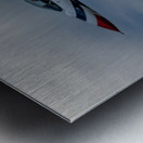 US Air Force F-16 Falcon - Thunderbirds Opposing Solo tears up the sky Metal print